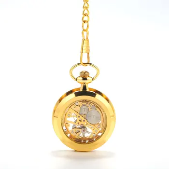 0 Златни ретро колело под-скалата на римската скала големи джобни часовници придворни творчески идеи за подаръци на стойност флип гурме джобни часовници