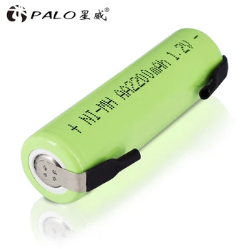 1.2 За Ni-MH Акумулаторна Батерия Зелена Обвивка с заваръчни раздели AA + ААА Акумулаторна Батерия за електрически самобръсначки Philips Бръснач четка за Зъби