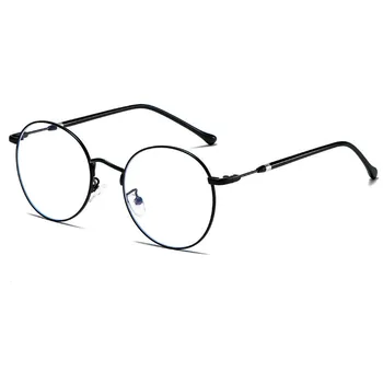 1.56 Анти-Синя Светлина Кръгли Очила За четене За мъже, Дамска Мода Пълен Ръб Мъжки дамски Очила за старческо рецепта