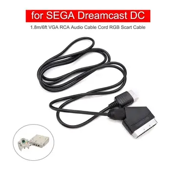 1.8 m/6 метра, VGA RCA Аудио Кабел Кабел RGB Scart Кабел за SEGA Dreamcast DC