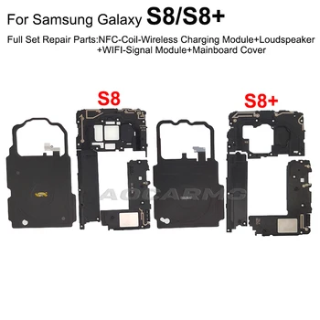 1 Компл. Безжична зарядно устройство ще захранване на Бобината Модул NFC Високоговорител Сигнална Антена Гъвкав Кабел За Samsung Galaxy S8 Плюс S8+ Дубликат Част