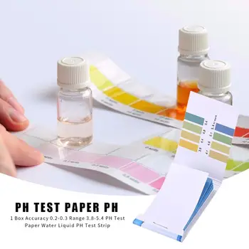 1 Кутия за Твърдостта на водата PH Циануровый Бром Хлор Тест лента PH Лакмусова хартия, използвана за тестване на сок Течен препарат за почистване