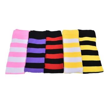 1 Чифт Жени Момичета Над Коляното Чорапи До Бедрото, Дълги Шарени Чорапи 9 Цвята
