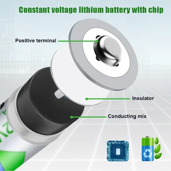 12 x PKCELL AA Батерия NiMH Акумулаторни Батерии 1.2 2200 mah С ниско саморазрядом Здрав 2A Bateria 