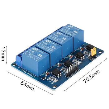 12 В 4-канален Модул за Интерфейс карта с ниско ниво Триггерная Оптрона за Arduino ВСС 