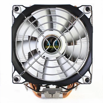 12 СМ Процесора охладител 4 Медна Топлинна тръба на Вентилатора за Охлаждане на Радиатора на Радиатора LGA1150 1151 1155 1156 775 1200 1366 AMD AM3 AM4 X79 X99 2011