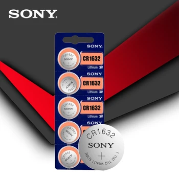 15 бр./лот Sony Оригинален CR1632 Бутон Батерия За Часовник Авто Дистанционно Ключ cr 1632 ECR1632 GPCR1632 3 Литиева Батерия