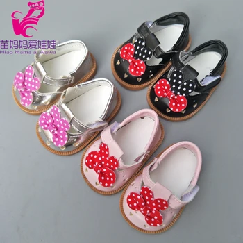 18-инчов кукла принцеса Сребърна обувки от изкуствена кожа за детска кукла обувки за момичета детски играчки обувки