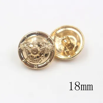 18 мм, 25 мм и 10 бр./лот лук метални копчета златен пуловер, палто украса копчета на ризата аксесоари САМ JS-0211