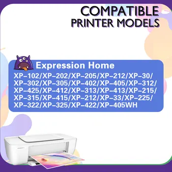 18XL T1811 с чип Напълно Съвместим мастило касета за принтер Epson XP 202 XP-305 XP-415 XP-412 XP-215 XP-312 XP-212 XP-102