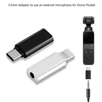 1БР USB-C Тип C До 3,5 мм Жак За Слушалки, Кабел с Аудио Адаптер Aux вход За Външен Микрофон За Смартфон Xiaomi Huawei Andorid