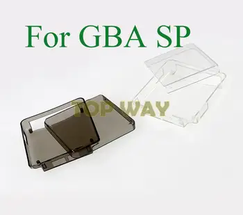 1бр Защитната обвивка TPU Ясна покритие на корпуса за защита на GBA SP/GBP/GB Ясна покритие на корпуса за джоба Gameboy Advance SP