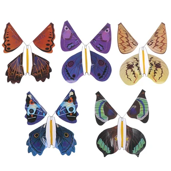 1бр карта магическа вылетающая пеперуда изненада магически подпори мистична трик играчки