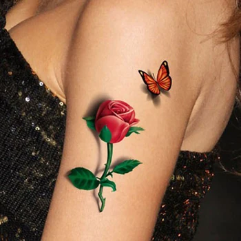 1БР Красиви Етикети Татуировки Паста Татуировки с Къна, Временни Татуировки За Жени Водоустойчив Татуировка на Красотата и Тялото На Ръка Татуаж
