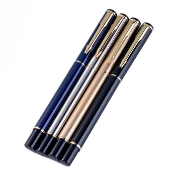 1бр метална дръжка ученически пособия химикалка писалка канцеларски материали гел химикалка химикалка за подпис на бизнес производители на едро