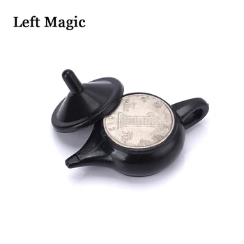 1бр Прекрасна легенда Аладин Магически Джин Лек магически трик професионален магьосник монети, чрез лампа магически подпори за монети лесно да се направи