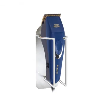 1бр салон машина за подстригване на коса-часова фризьорски салон електрическа машина за рязане на притежателя ръчно на стената скоба от неръждаема стомана инструменти за полагане на