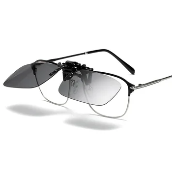 1бр Точки на водача на автомобила Анти-UVA UVB Поляризирани Слънчеви Очила за Шофиране Обектив за Нощно Виждане Клип на Слънчеви очила и Аксесоари за интериора