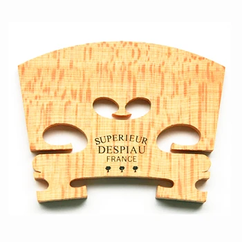 2 Бр. Истински Троен мост Despiau Superieur Материал от клен дърво За цигулка 4/4 Аксесоари за цигулка от три дървета Произведено във Франция