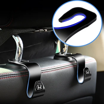 2 бр. Куки за облегалката на столчето за кола Преносима Подвесная чанта за съхранение на Аксесоари за Honda Civic XR-V и CR-Z CRV HRV City Accord Авто кука