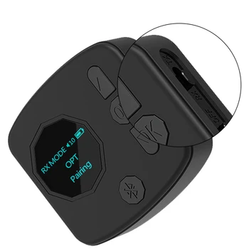 2 В 1 Bluetooth Адаптер 5,0 Приемник Предавател, Интерфейс 3.5 мм Компютър ТЕЛЕВИЗИЯ Оптични Влакна за Слушалки Високоговорител за Кола Стерео