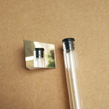 2 елемента 7x7x7mm K9 Оптично Стъкло с Правоъгълна Наклон Отразяваща Призма Оптичен експеримент призма Отражение на Призма