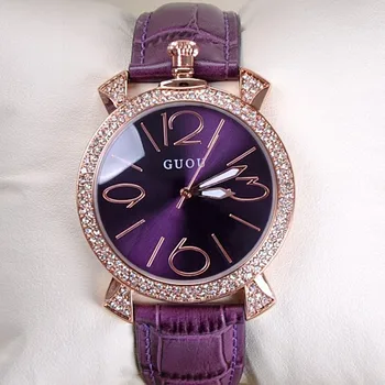 2016 Гореща разпродажба Модни часовници с диаманти, с абзац дамски модни ежедневни часовници Специални оферти за Луксозни дамски ръчен часовник