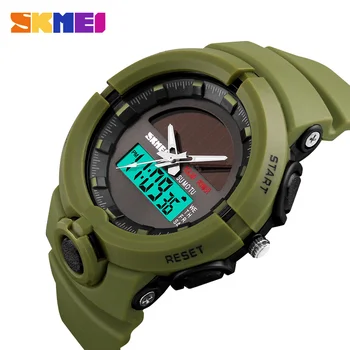2017 SKMEI Цифрови Кварцови часовници за Мъже Led Спортни Мъжки Спортни часовници, Мъжки Ударни Военни Армейските Reloj Hombre LED часовник