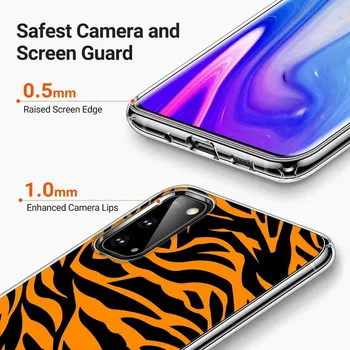 2018 Силиконов калъф с леопардовым принтом за Samsung Galaxy S20 S21 FE Ultra S10 S10E Lite S8 S9 S7 Плюс Калъф за вашия телефон