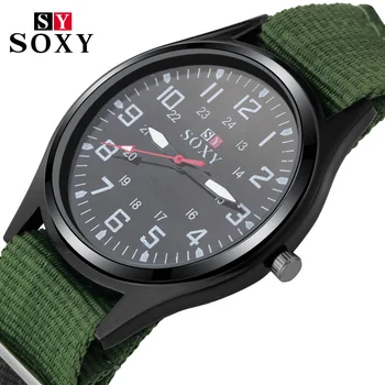 2020 Модерен ръчен часовник SOXY Луксозна Марка Мъжки Кварцов часовник Разпродажба на Предмети за момчета Дизайнерски Военни часовници За мъже Homme Montre