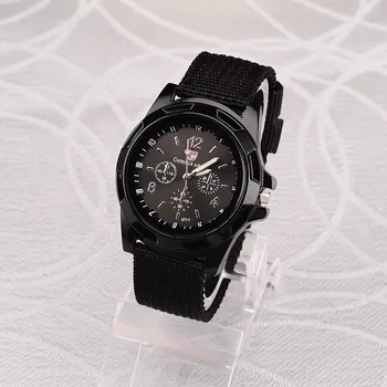 2020 Мъжки найлонови въжета Военни часовници Армейските часовници с Високо качество Кварцов часовник Мъжки спортни часовници, Ежедневни часовници reloj hombre