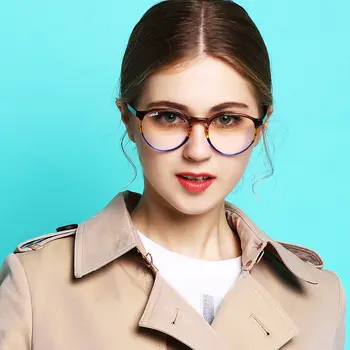 2020 Нов Дизайн Ацетатные Очила Ръчно изработени Модни Цветове Рамки за очила за млади жени и Момичета Кръгли Луксозни Очила по рецепта