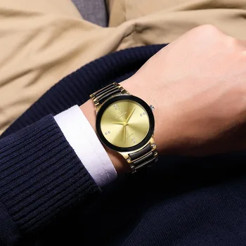 2021 Висококачествени Мъжки Кварцов часовник от Неръждаема Стомана Relogio Masculino Мъжки Модни Ежедневните Бизнес Ръчен часовник Горещата Новост