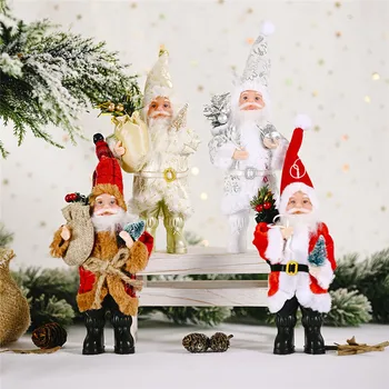 2021 Коледни подаръци 1 бр. Коледна Кукла Висулка Коледна Украса за Декориране на дома Коледна Гирлянда Ноел Навидад Декор Венец