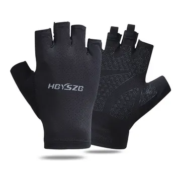 2021 Летни Велосипедни ръкавици с висока еластичност За мъже и жени Нескользящие полупальцевые Дишащи Спортни ръкавици на открито МТВ Велосипед