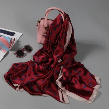 2021 луксозна марка женски шал модни дамски копринени шалове с принтом меките шалове pashmina фулар дълга кърпа echarpe hiver femme