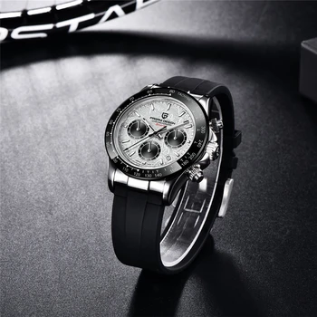 2021 Нов дизайн на PAGANI Мъжки кварцови часовници Най-добрата марка Сапфировые Луксозни Спортни часовници Мъжки хронограф Водоустойчив Reloj Hombre