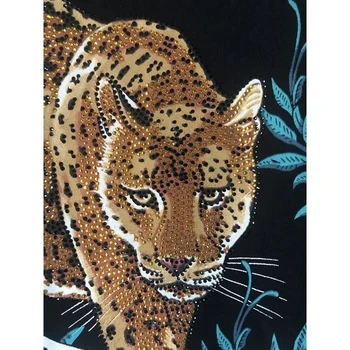2021 Нов печатни леопард плюс кадифена жилетка с качулка яке за мъже и жени свободен пуловер ежедневни яке хип-хоп мъжки дрехи