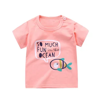2021 Нов прием на Дрехи за новородени момичета Лятна тениска с хубаво момче, Детски дизайнерски дрехи Ropa Bebe Recien Nacido Ropa Verano