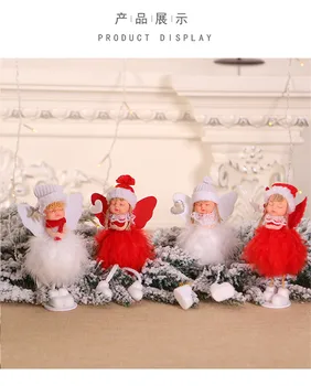 2021 Нова Година Дядо Коледа Декорации, Ръчно Изработени Празнични Декорации На Подаръци, Коледна Кукла Красиви Коледни Украси За Коледа Ноел