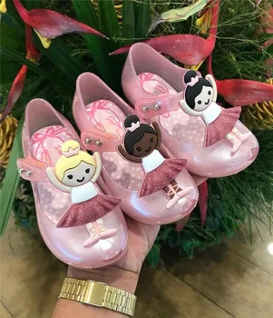 2021 Нова мини-Мелиса за момичета Летни сандали принцеса Мода обувки на платформа Детска плажна обувки детски желейные сандали от 1 до 6 години