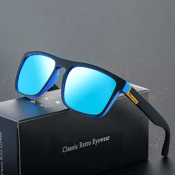 2021 Нова Мода Мъжки Поляризирани слънчеви очила Мъжки Маркови дизайнерски Реколта Класически огледално квадратни дамски слънчеви очила Мъжки
