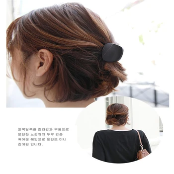 2021 Нова Мода Обикновена Фиба за коса, за жени, Момичета Коса Раци Главата Нокът Корейски Ретро Квадратен Търкане Щипки за коса-Аксесоари за коса