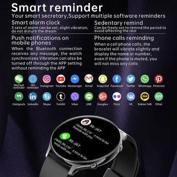 2021 Новите Смарт часовници За жени и мъже, Водоустойчиви Мультиспортивный Фитнес Режим тракер Сърдечен ритъм, Кръвно Налягане Смарт часовници за Huawei, Xiaomi