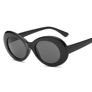 2021 Очила с изпъкнали очи Кърт Кобейн Овални слънчеви очила Дамски слънчеви очила Модерен Горещи Реколта Ретро Слънчеви очила дамски UV400 Gafas De Sol