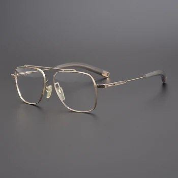2021 Свръхлеки Титанов Квадратни Оптични Очила в рамки за мъже, Дамска мода Късогледство Очила за четене на рецепта Oculos