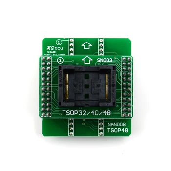 2021 Тестов продукт NAND Флаш програмист TSOP48 Адаптер за TL866II Плюс Чип Калкулатор за програмиране Умно и бързо отчитане Дата