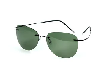 2021 Титановая дограма без рамки Поляризирани слънчеви очила суперлегкие Мъжки огледални слънчеви очила за шофиране Женски мъжки слънчеви очила Летен стил