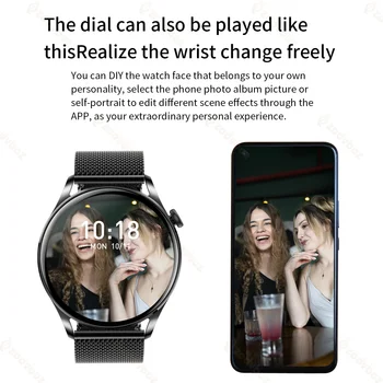 2022 HD Bluetooth Предизвикателство Смарт Часовници Мъжки Потребителски Часовник с циферблат Мониторинг на сърдечната честота и кръвното налягане Женски Смарт часовници за Android и IOS