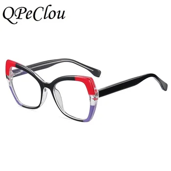 2022 Нова Мода Цветна Дограма Анти-сини Очила Дамски Реколта Оптични Прозрачни Компютърни Очила Дамски слънчеви Очила Oculos